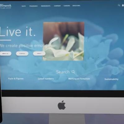 New website screenshot