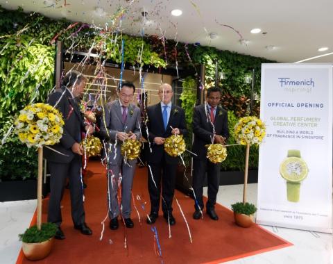 FIRMENICH LAUNCHES GLOBAL PERFUMERY CREATIVE CENTRE AT SINGAPORE SCIENCE PARK